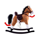 Hobbelpaard met Geluid & Bewegende Staart - 40% Korting! - 3+ - Bruin