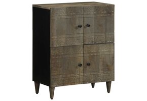 vidaXL Dressoir Massief Mangohout - Nu 55% Korting!