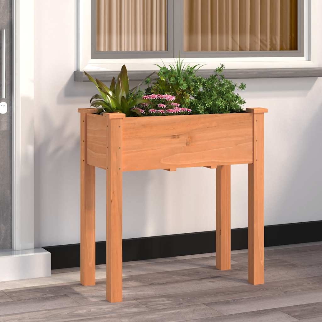 vidaXL Plantenbak Vurenhout met Voering 71x37x76cm Bruin - 61% Korting!