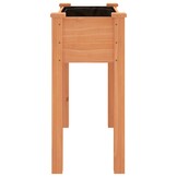 vidaXL Plantenbak Vurenhout met Voering 71x37x76cm Bruin - 61% Korting!