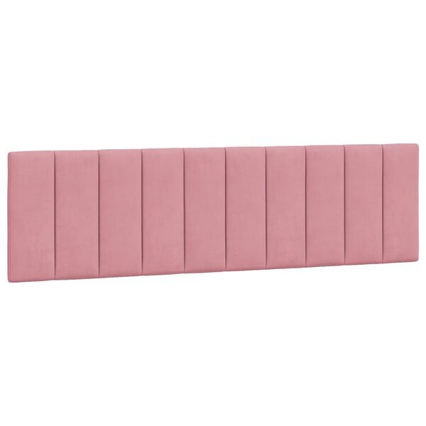 vidaXL Hanko Hoofdbordkussen Fluweel Roze 180cm - 59% Korting!