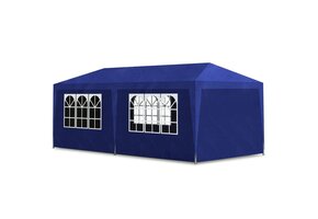 vidaXL Partytent 3x6 m Blauw - 40% Korting!