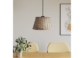 vidaXL Wicker Plafondlampenkap Ø50x30 cm - 55% Korting