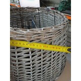 vidaXL Wicker Plafondlampenkap Ø50x30 cm - 55% Korting