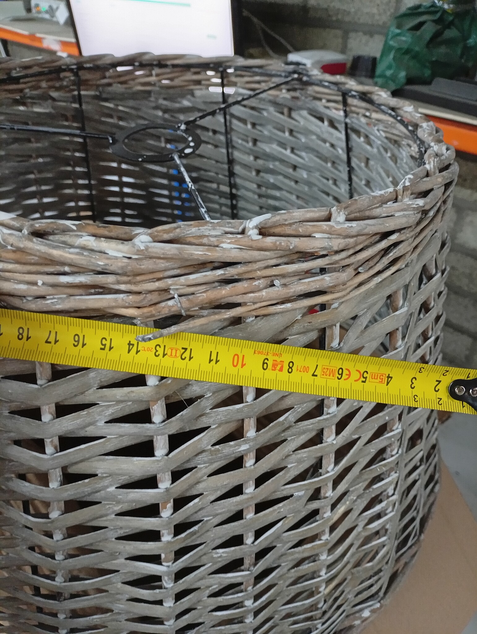 vidaXL Wicker Plafondlampenkap Ø50x30 cm - 55% Korting