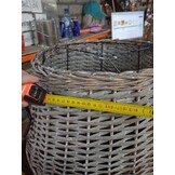 vidaXL Wicker Plafondlampenkap Ø50x30 cm - 55% Korting