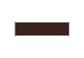 vidaXL Uittrekbaar Tuinscherm 600x160cm Bruin - 70% Korting!