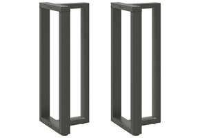 vidaXL Bartafelpoten T-vormig Staal Antraciet - 60% Korting