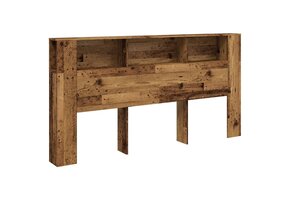Hoofdbordkast 200cm Oud Houtkleurig | 64% Korting | vidaXL