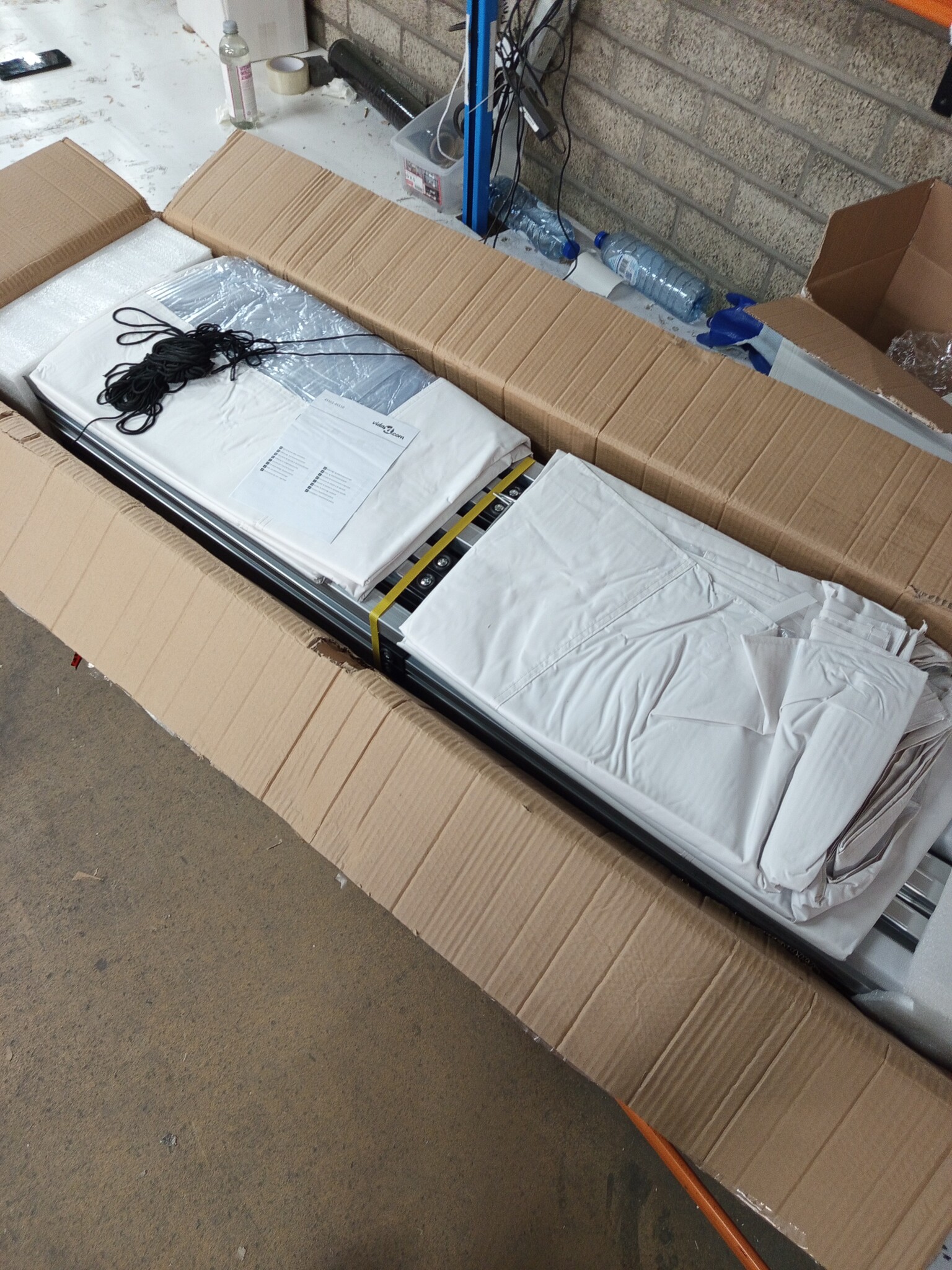 vidaXL Partytent Inklapbaar 6x3m Aluminium Wit - 55% Korting!