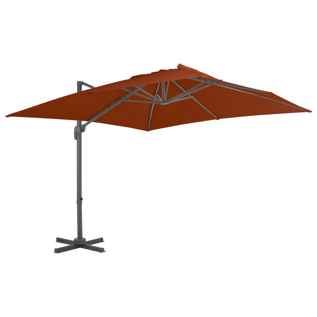 Zweefparasol Terracotta 300x300cm - 40% Korting!