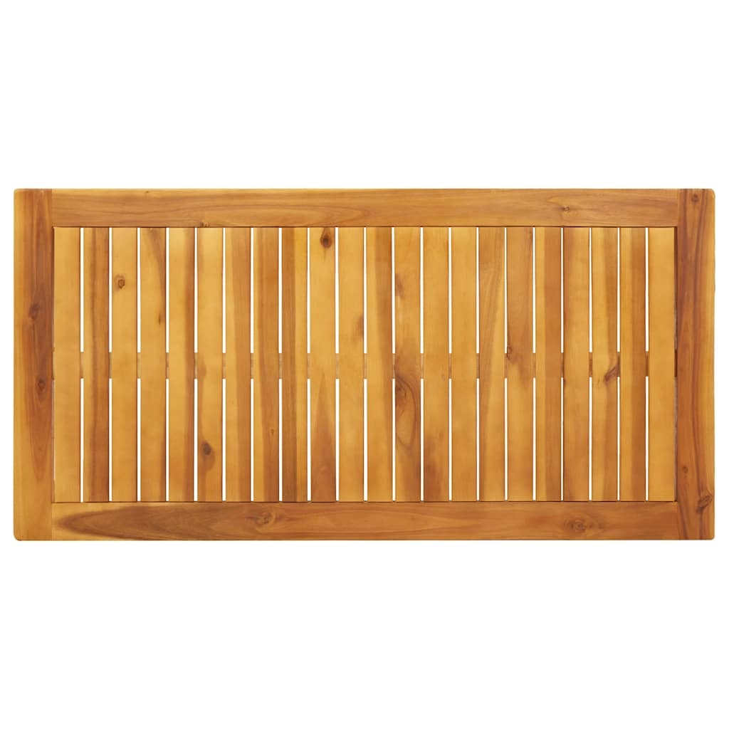 vidaXL Tuintafel Massief Acaciahout 110x55x75 cm - 46% Korting!