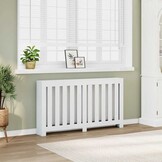vidaXL Radiatorombouw Wit (149x20x82 cm) - 55% Korting