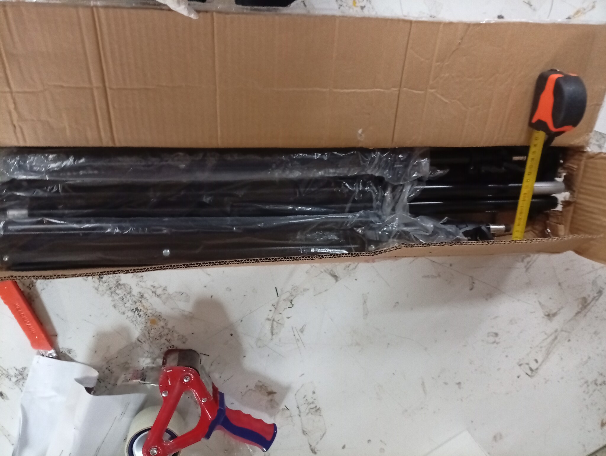 vidaXL Achtergrondsysteem Telescopisch 155-300cm - Nu 55% Korting!