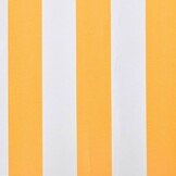 vidaXL Luifeldoek Canvas Oranje/Wit 500x300 cm - 40% Korting