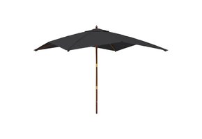 vidaXL Parasol Zwart 300x300cm - 59% Korting!