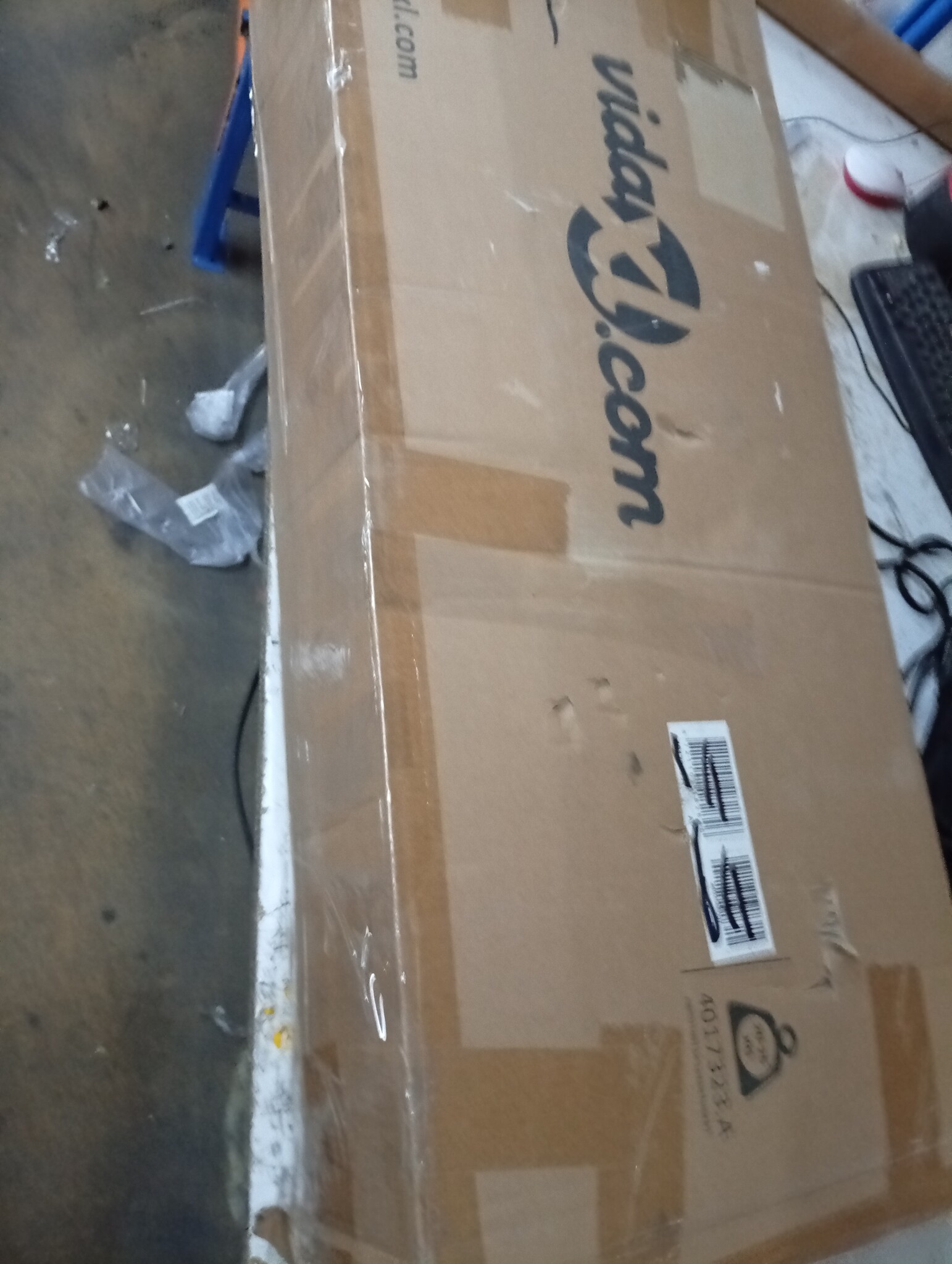 vidaXL Bedframe Metaal Bruin Eiken 120x190 cm - 64% Korting!