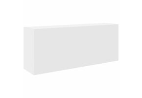 vidaXL Badkamerwandkast Wit - Bewerkt Hout - 46% Korting!