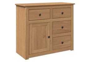 vidaXL Dressoir met lades Panama 93x40x80 cm Massief Grenenhout - 46% Korting!