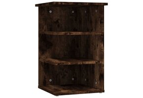 vidaXL Bijzetkast Gerookt Eiken - 64% Korting!