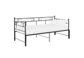 VidaXL Slaapbankframe Uittrekbaar Metaal Zwart 90x200 cm - 59% Korting!