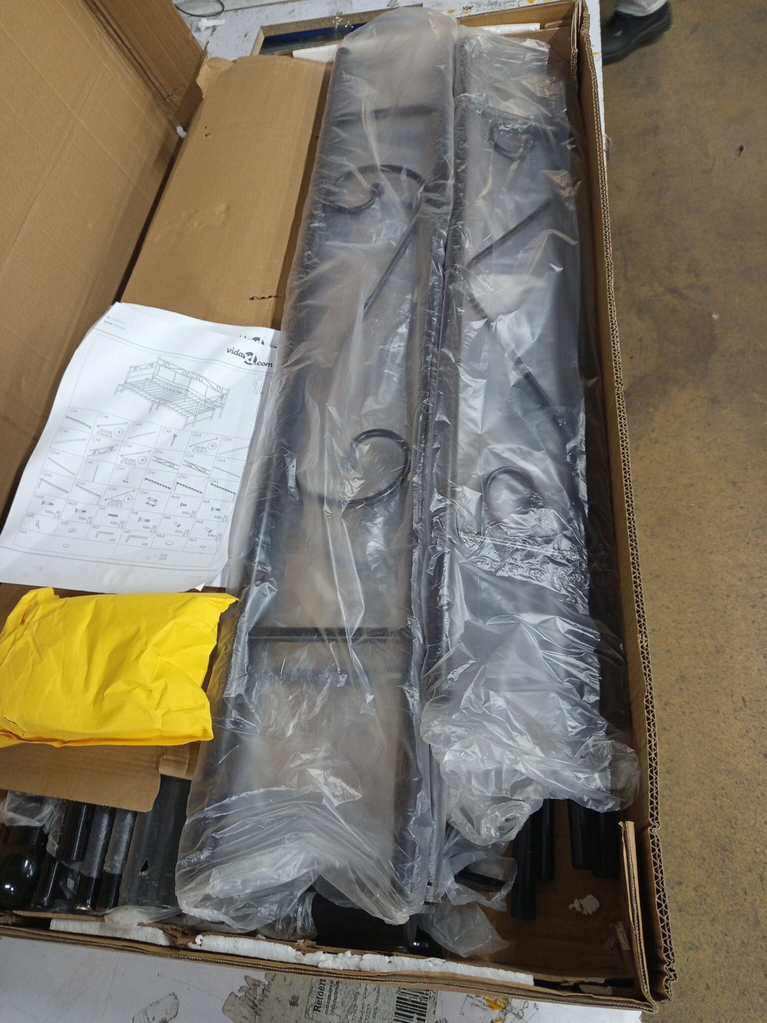 VidaXL Slaapbankframe Uittrekbaar Metaal Zwart 90x200 cm - 59% Korting!