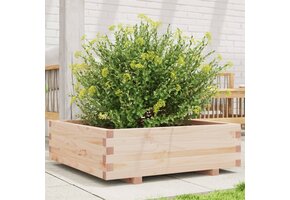 vidaXL Plantenbak Grenenhout 80x80x26,5 cm - 56% Korting