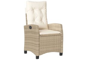 vidaXL Tuinstoel Poly Rattan Beige (55% korting)