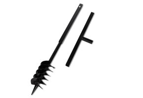 Grondboor Dubbele Schroef 120mm Zwart - 46% Korting