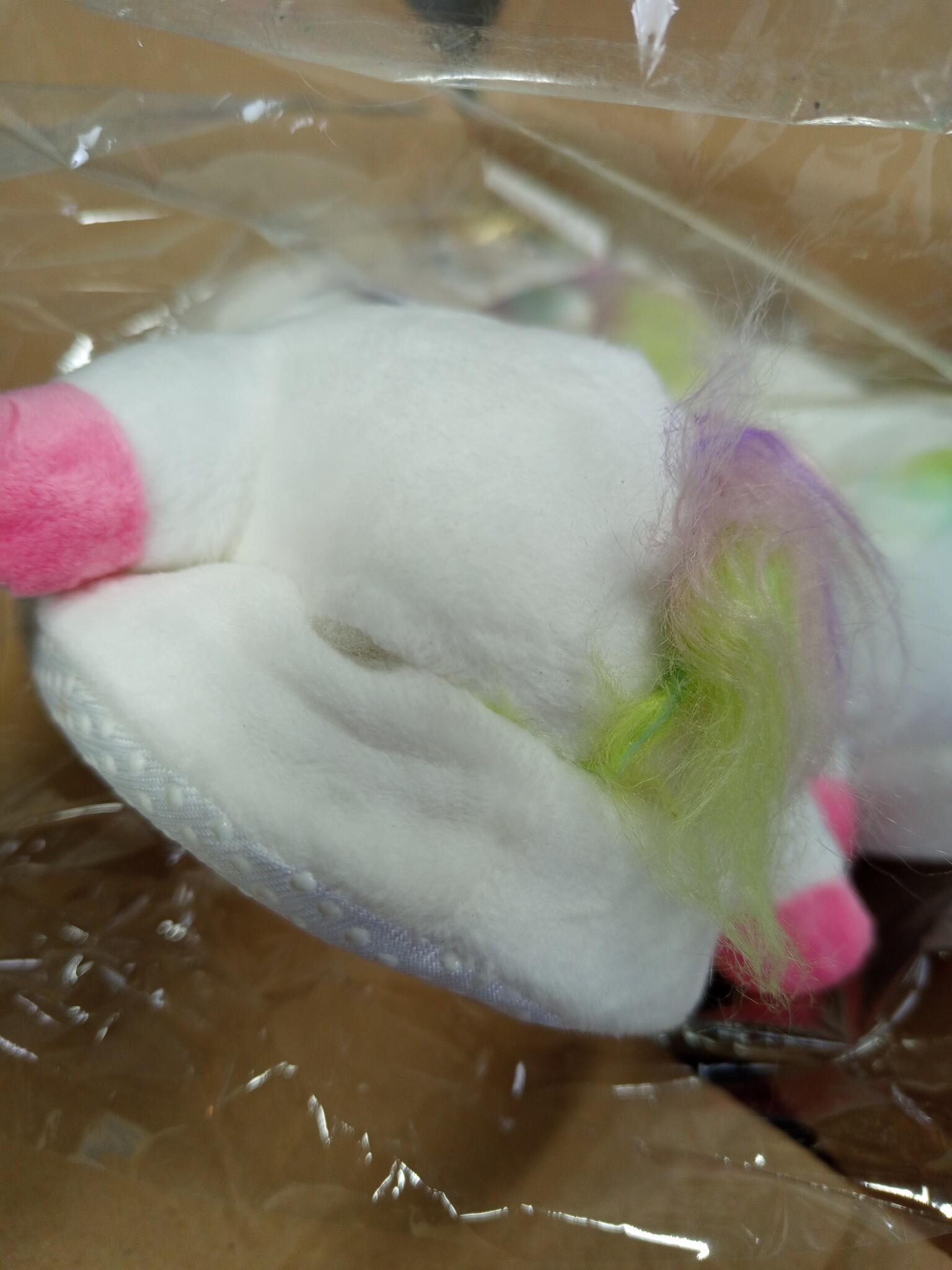 Eenhoorn Pantoffels Wit - Maat 36-41 - GERETOURNEERD