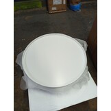 Houten salontafel met opbergruimte - Wit - 60x60x40 cm