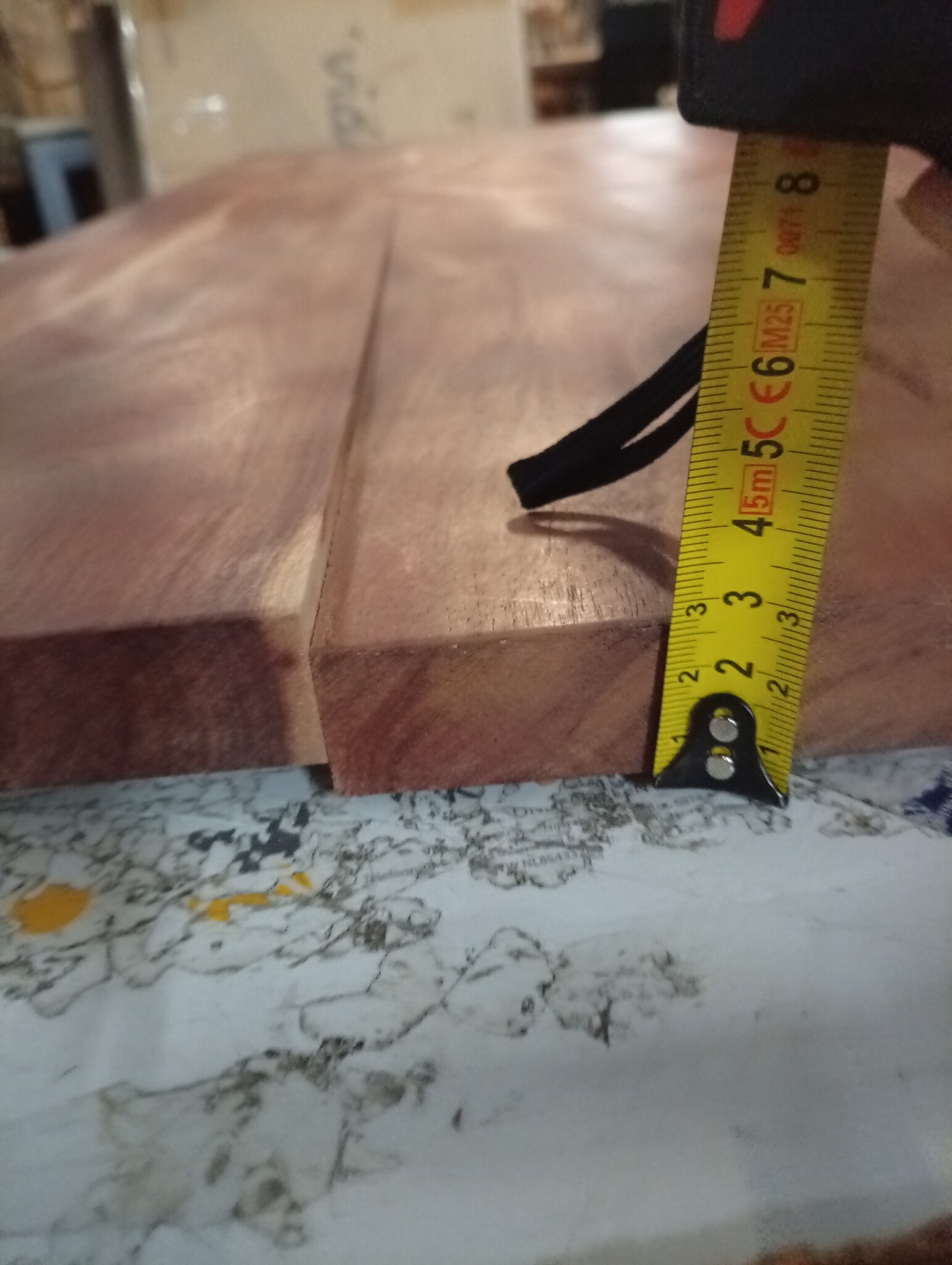 vidaXL Acaciahout Wastafelblad (120x60cm) - 60% Korting