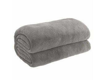 vidaXL Verzwaringsdeken met hoes 155x220 cm 7 kg Grijs - 40% Korting!