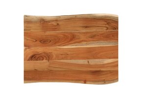 vidaXL Tafelblad Acaciahout Natuurlijke Rand 90x60cm - 60% Korting!