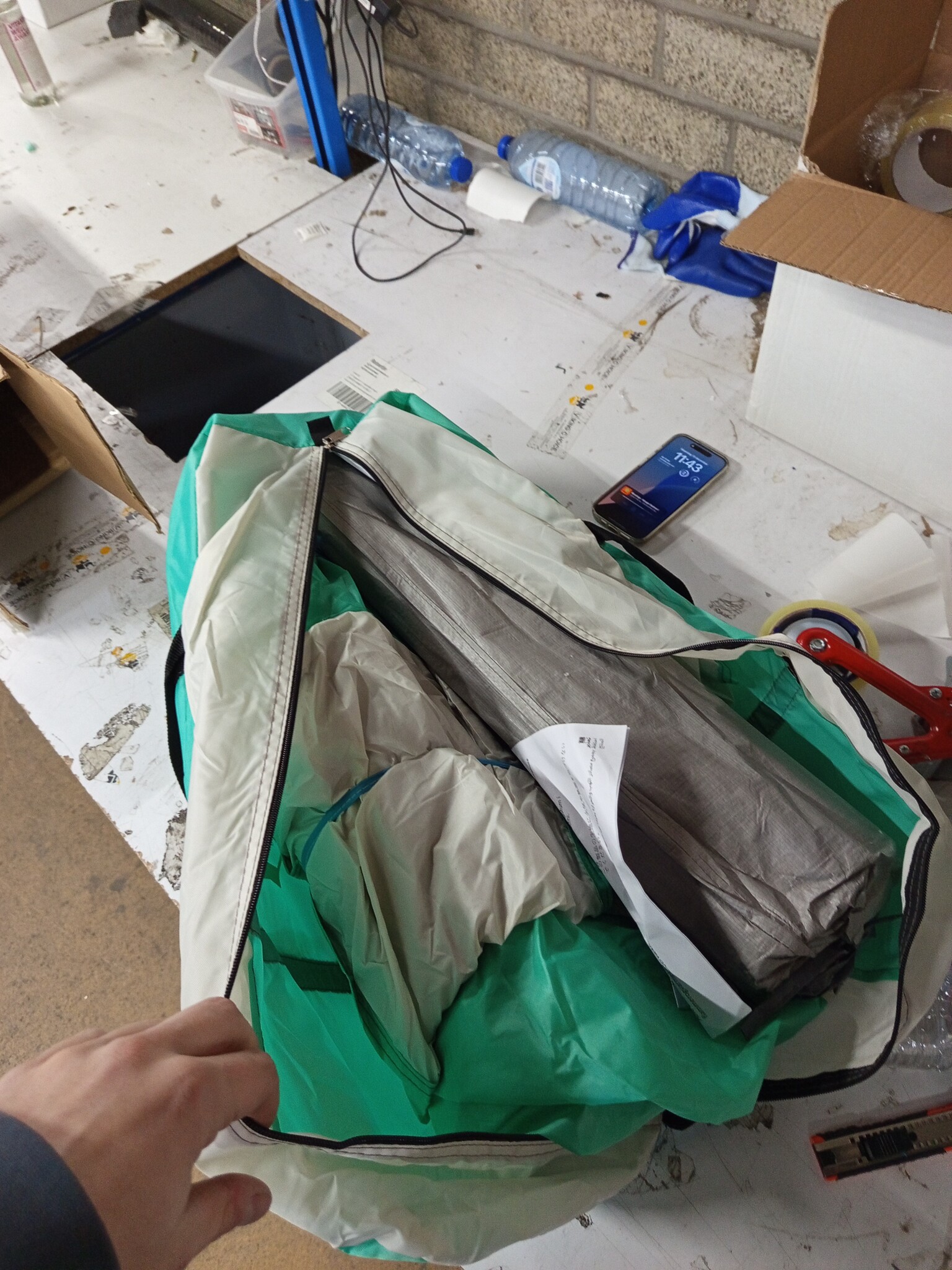 vidaXL Partytent Waterdicht Zeegroen - 55% Korting!