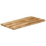 Tafelblad Natuurlijke Rand 100x60cm Massief Mangohout - 40% Korting