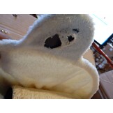 vidaXL Kattenmeubel met sisal krabpalen 130,5 cm crèmekleurig - 60% Korting