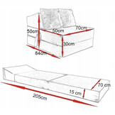 Luxe Logeermatras Blauw - 60% Korting - 200x70x15 cm