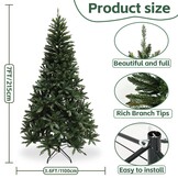 Kunstkerstboom 220 cm - Groene Spar (Geretourneerd)