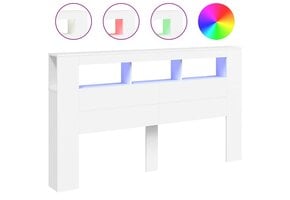 vidaXL Hoofdeinde met LED Wit - 55% Korting!