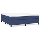 vidaXL Bedframe Blauw Stof 180x200 cm - 40% Korting