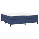 vidaXL Bedframe Blauw Stof 180x200 cm - 40% Korting