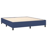 vidaXL Bedframe Blauw Stof 180x200 cm - 40% Korting