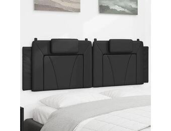 vidaXL Hoofdbordkussen 160 cm Kunstleer Zwart - 40% Korting!