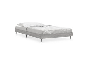 vidaXL Bedframe 90x200 cm - Grijs Sonoma Eiken (59% Korting!)