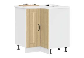 vidaXL Keuken hoekonderkast Lucca (Sonoma Eiken) - 46% Korting!