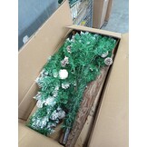 Kunstkerstboom 160cm - Sneeuw & Dennenappels - 40% Korting!