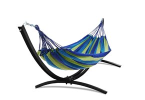 Hangmat Frame Zwart + Groene Hangmat (40% KORTING)