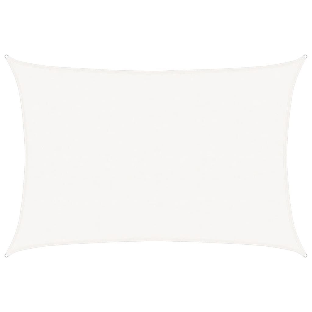 vidaXL Zonnezeil 5x7m HDPE Wit - 51% Korting