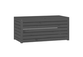 vidaXL Tuinbox Grenenhout Grijs - 55% Korting!